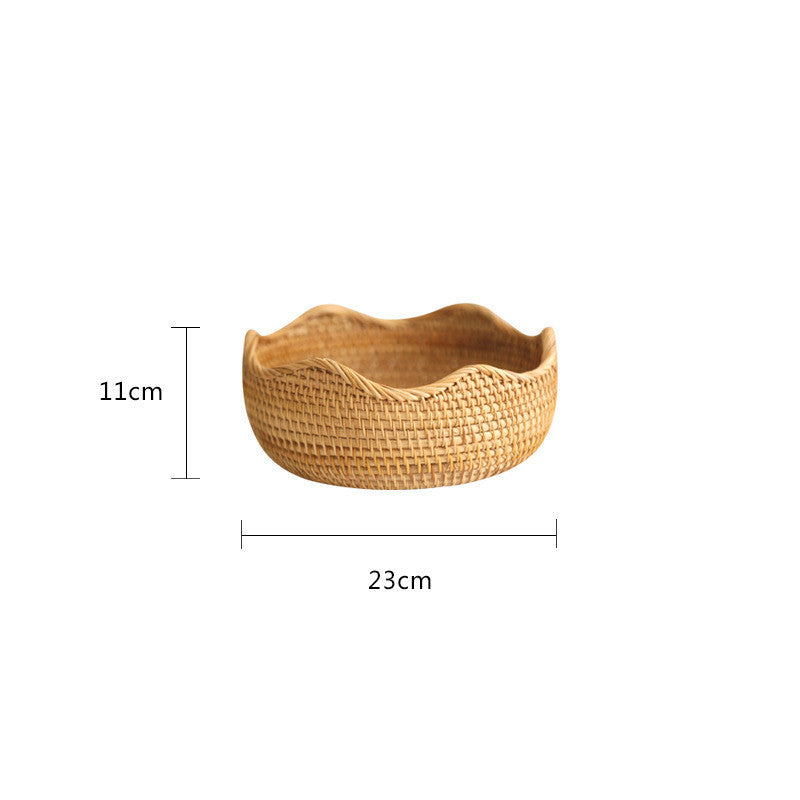 Storage Basket Hand-Woven Basket Bamboo