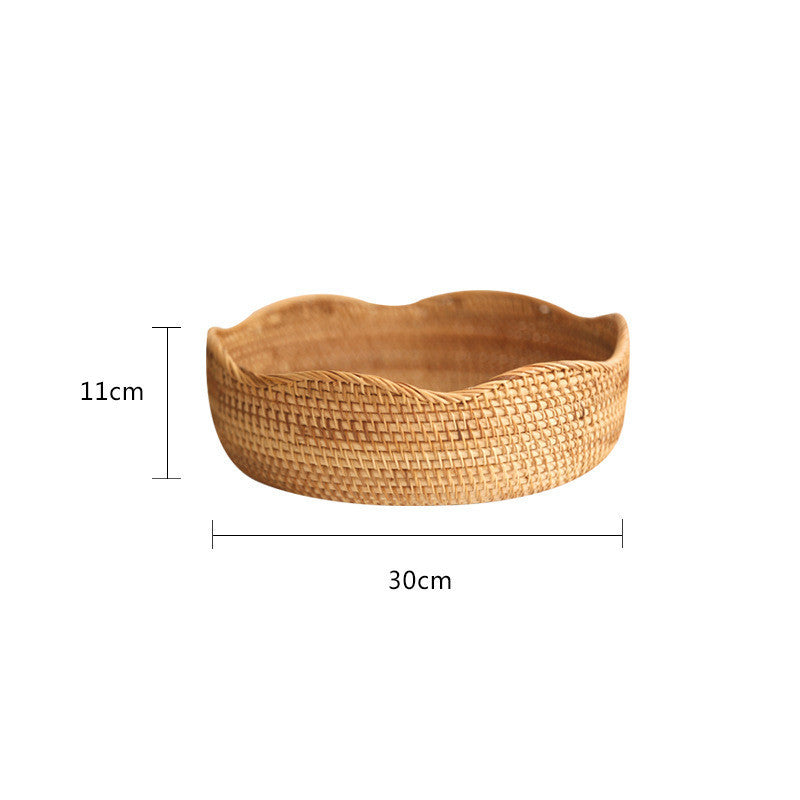 Storage Basket Hand-Woven Basket Bamboo