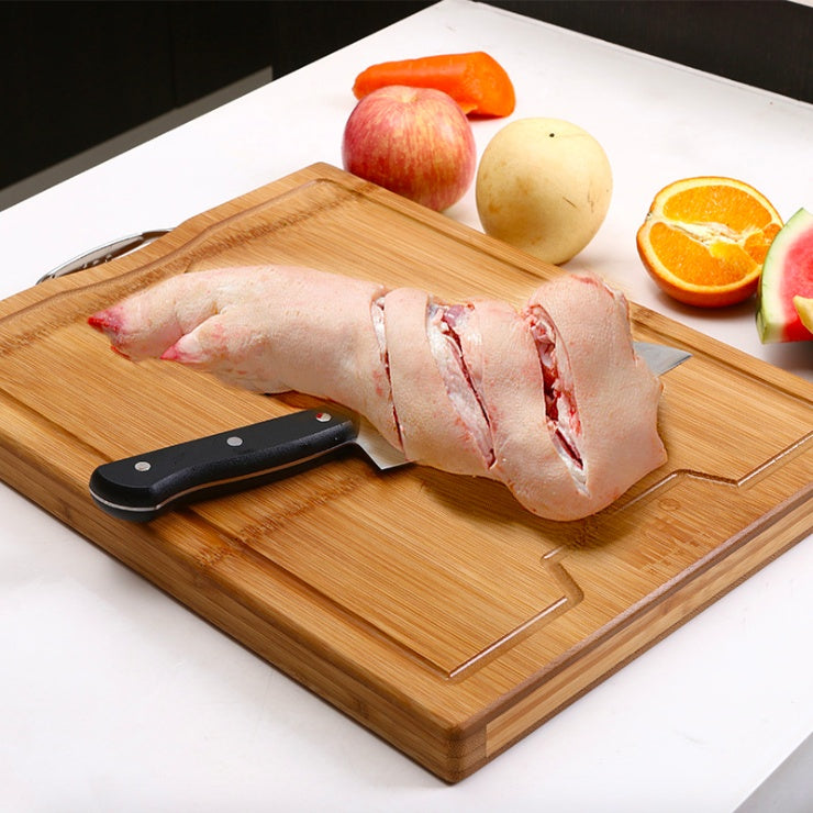 Whole bamboo carbonization process cutting board