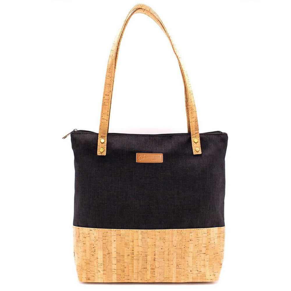 Renewable Material Cork Shoulder Handbag