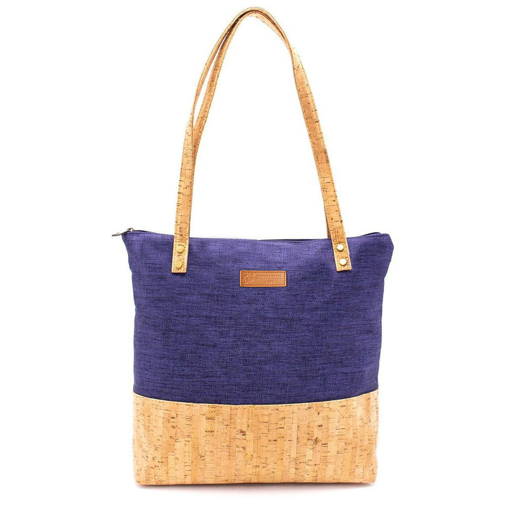 Renewable Material Cork Shoulder Handbag