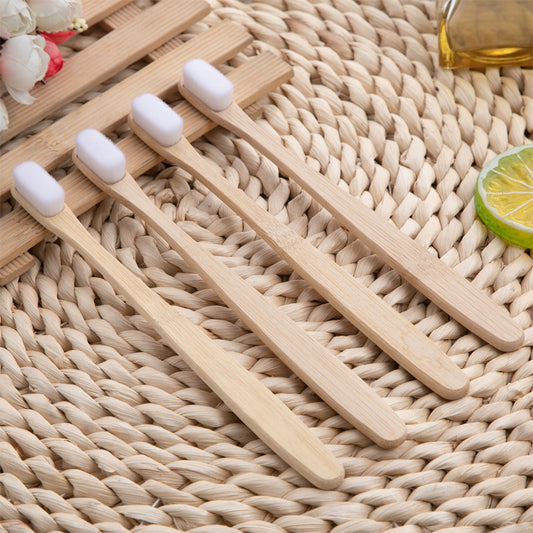 Bamboo handle ten thousand hair toothbrush