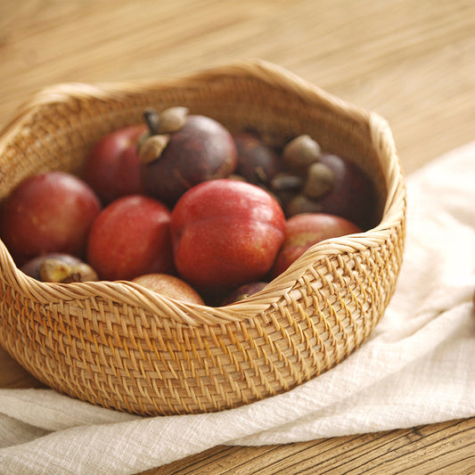 Storage Basket Hand-Woven Basket Bamboo