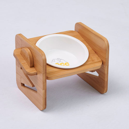 Bamboo single double double bowl bamboo frame