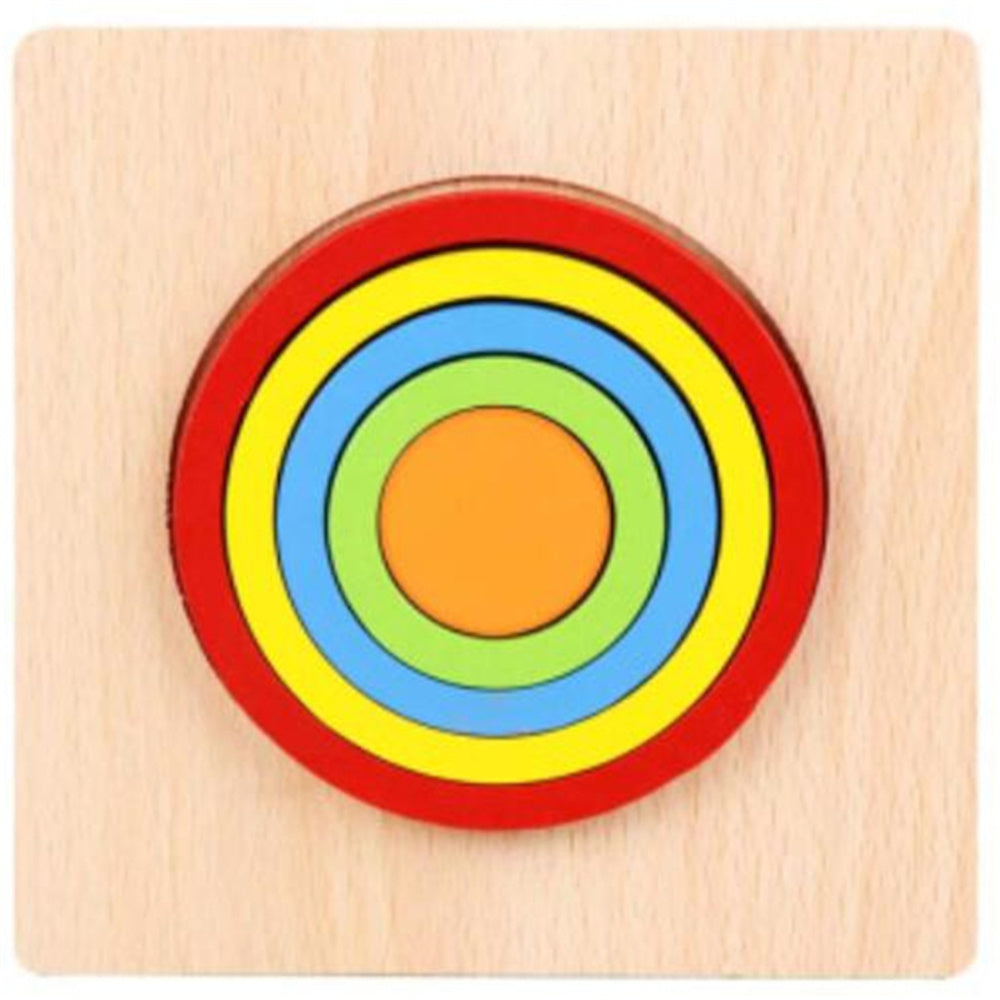 Wooden clock toy