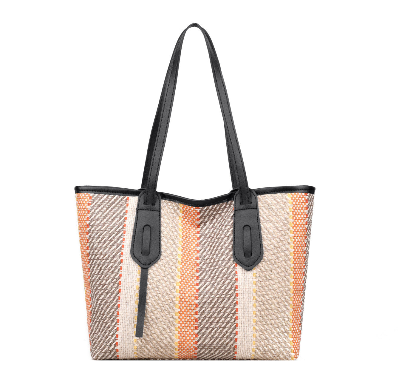 Bag Female Cotton And Linen Stripes Tote Bag Fabric Shoulder Bag